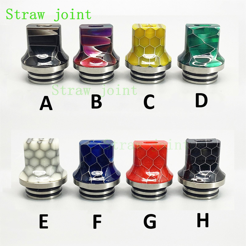 1pc 810 Flat Mouth Stainless S - Drip Tip Resin recensie en prijs