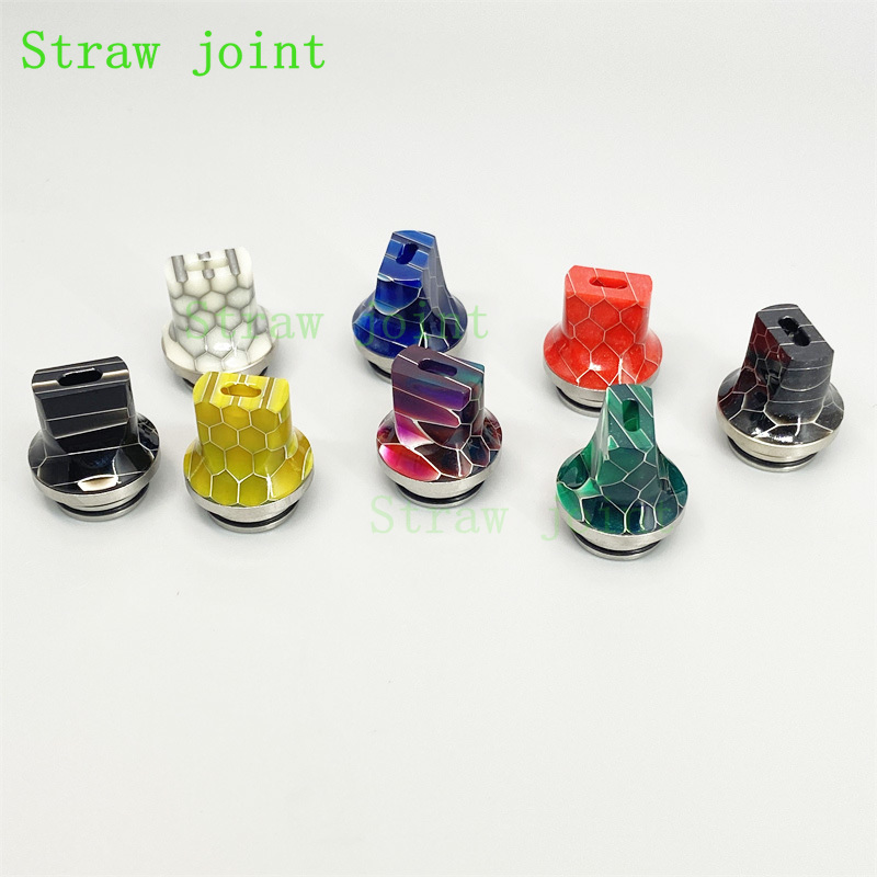 1pc 810 Flat Mouth Stainless S - Drip Tip Resin recensie en prijs