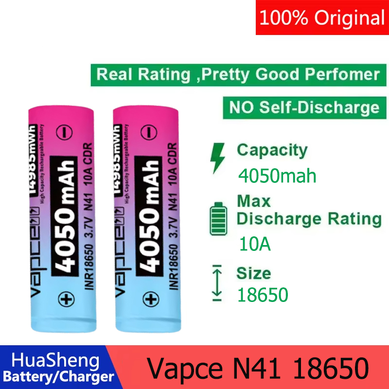 New Original Vapcell N41 18650 - Vape Battery 18650 recensie en prijs