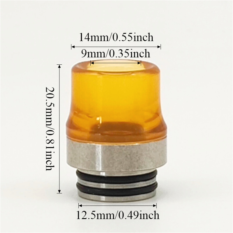 1Pc 810 Wide Bore Drip Tip wit - Drip Tip Resin recensie en prijs