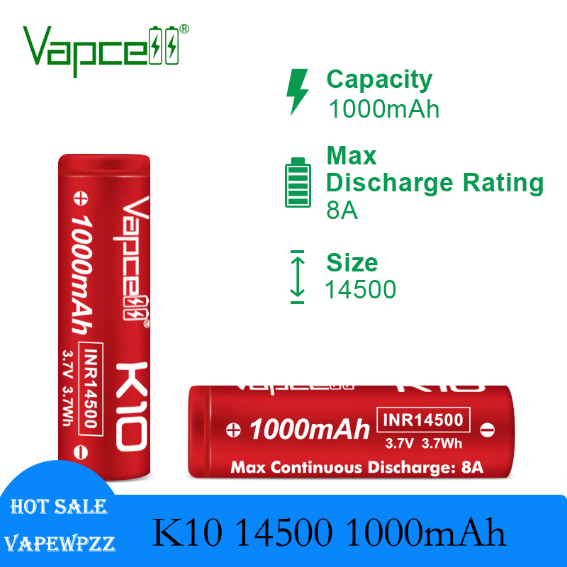 1-20PCS Original Vapcell K10 1 - Vape Battery 18650 recensie en prijs