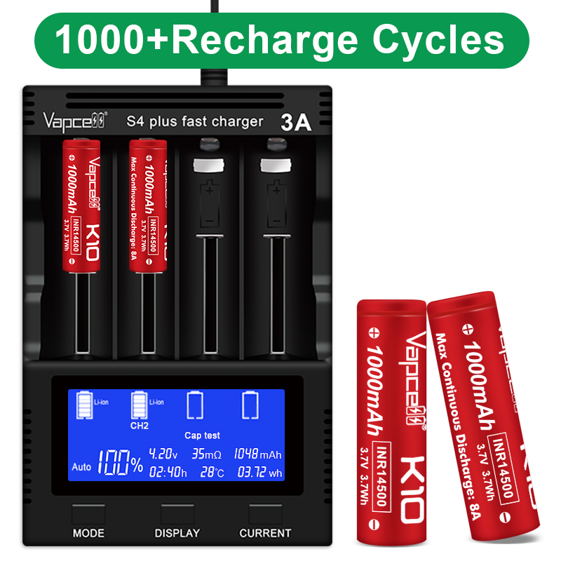 1-20PCS Original Vapcell K10 1 - Vape Battery 18650 recensie en prijs
