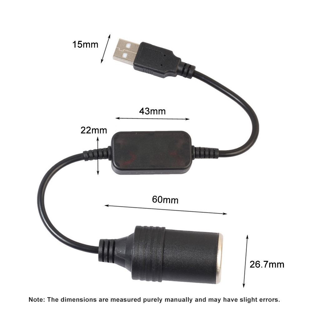 1pc 5V 2A USB To 12V Cigarette - Accessories Experts Vape recensie en prijs