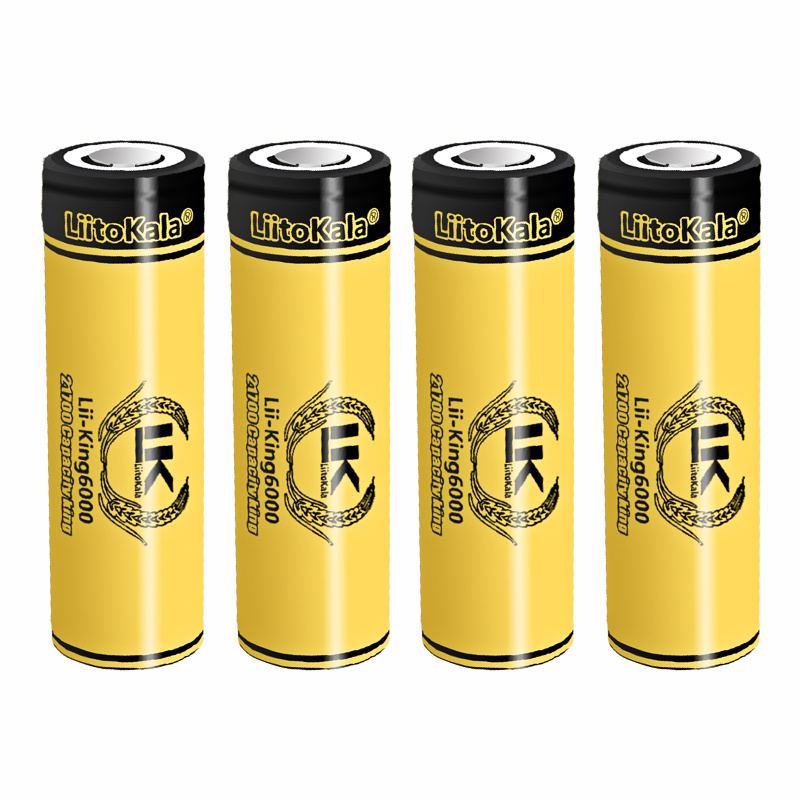 4pcs LiitoKala 3.7V 18650/2170 - Vape Battery 18650 recensie en prijs