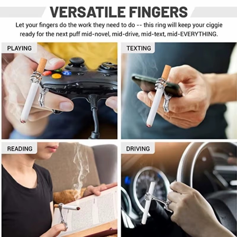 Funny Cigarette Hand Holder Sm - Vape Ring recensie en prijs