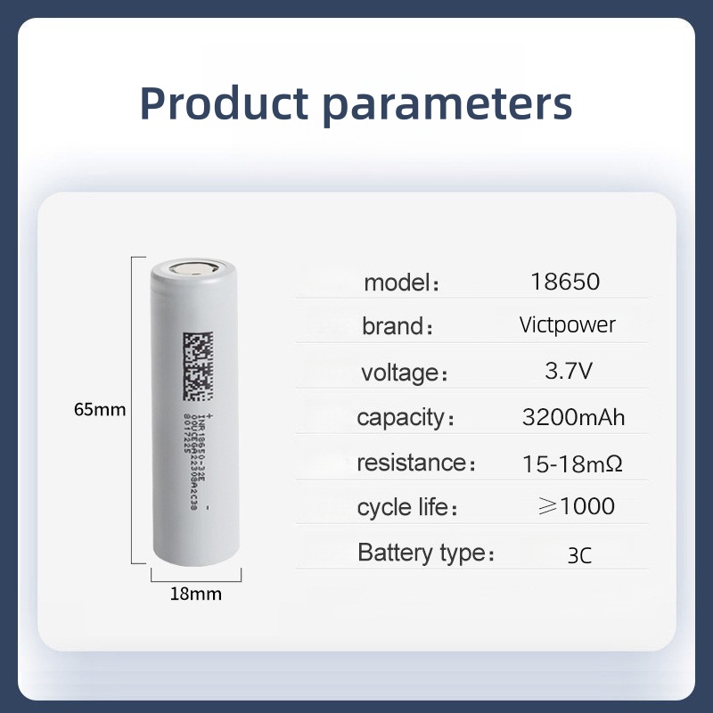 Victpower 10-Pack 3500mAh 1865 - Vape Battery 18650 recensie en prijs