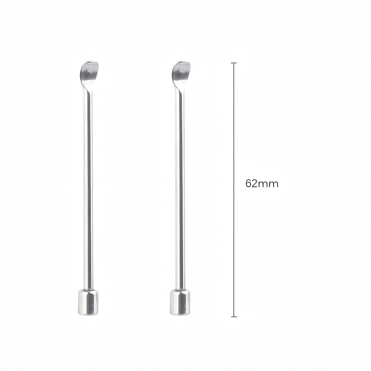 2Pcs 6cm Stainless Steel Mini  - Vaping Goods recensie en prijs