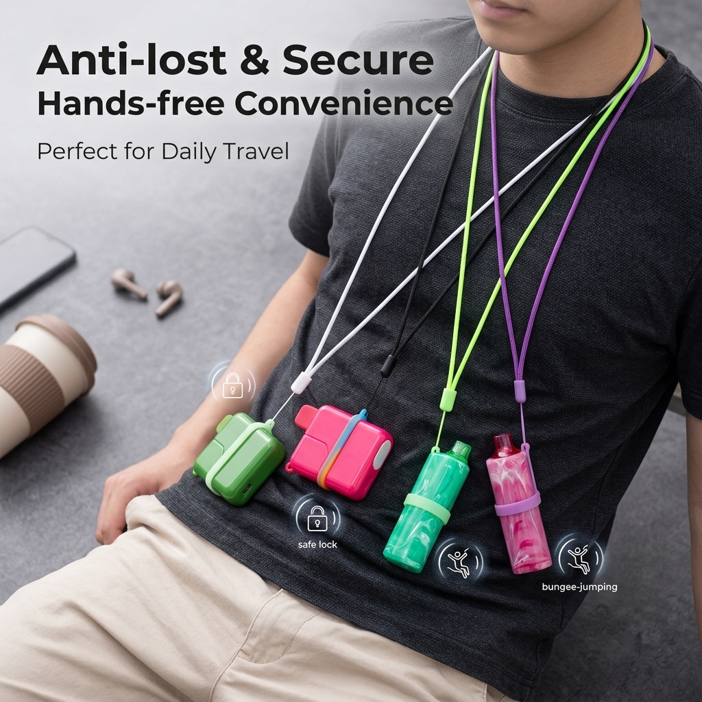 Multi-Color E-cigarette Lanyar - Vape Band Silicone recensie en prijs