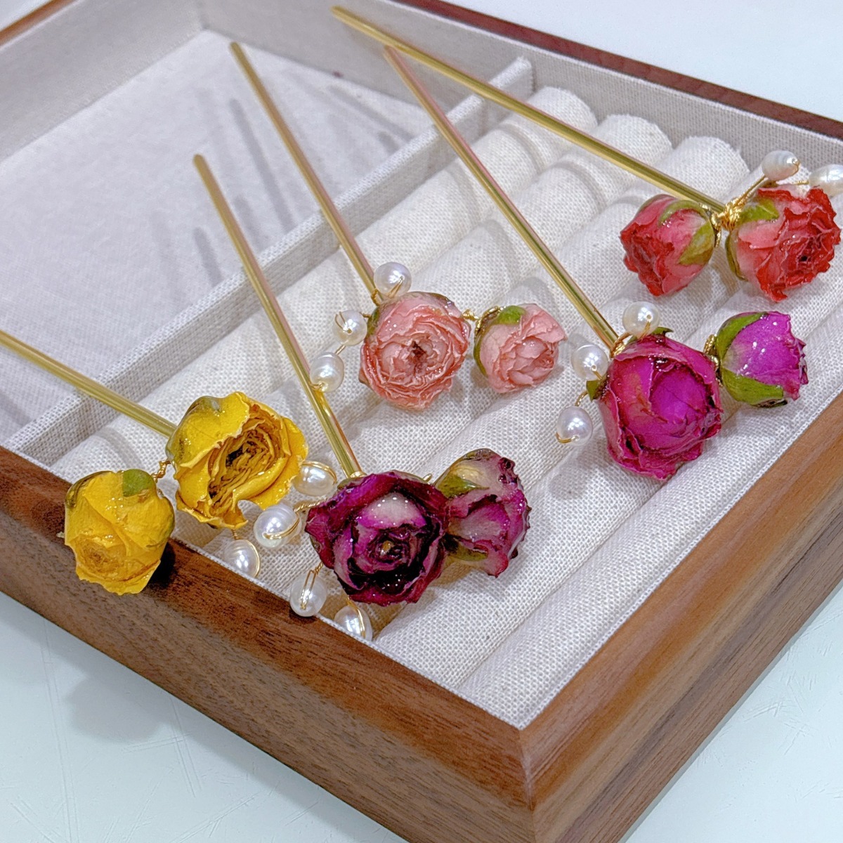 5pcs Drip Glue Roses Dried Flo - Drip Tip Resin recensie en prijs