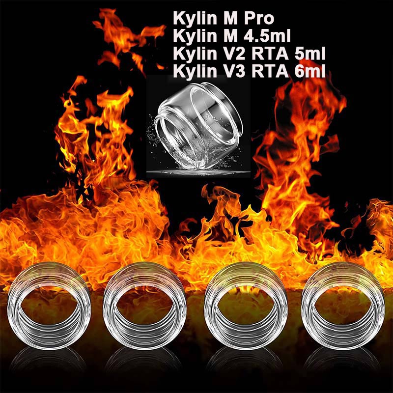 5 Pieces Bubble Glass Tank for - Drip Tip Resin recensie en prijs