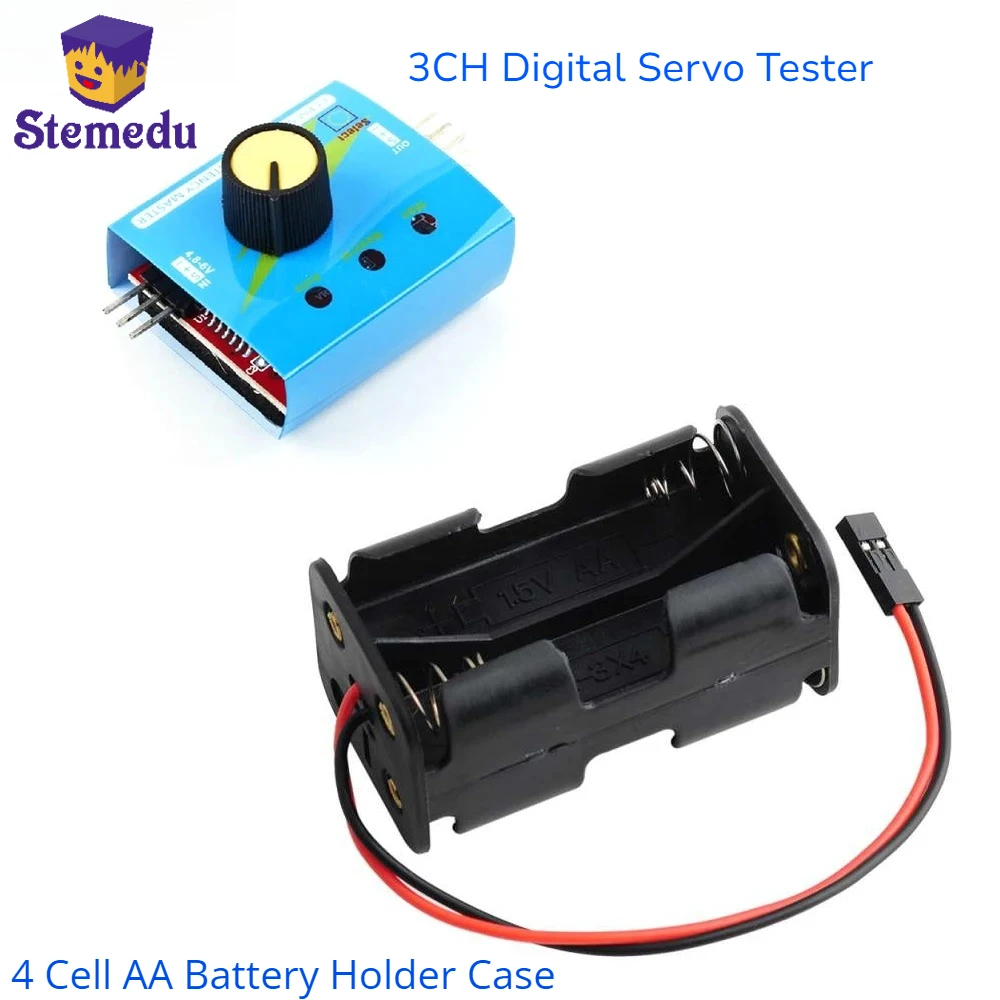 3CH Digital Servo Tester ESC S - Battery Case Storage recensie en prijs