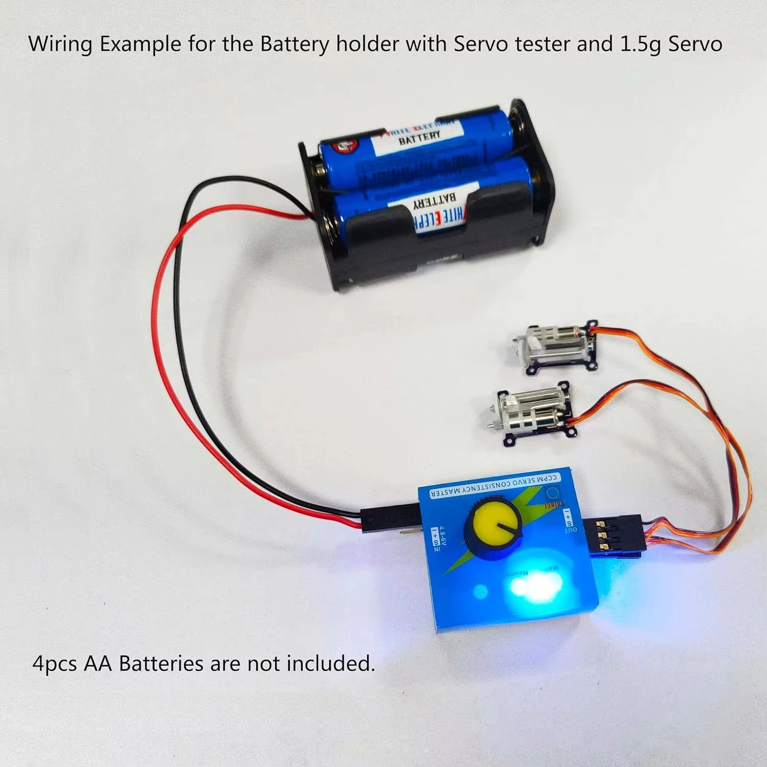 3CH Digital Servo Tester ESC S - Battery Case Storage recensie en prijs