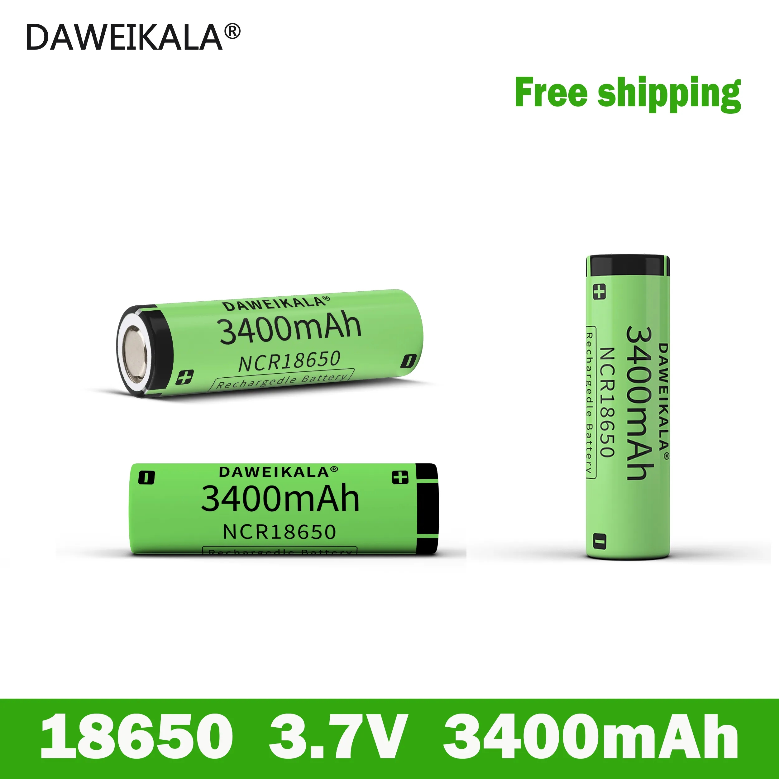 Premium 18650B 3400mAh 3.7V Ba - Vape Battery 18650 recensie en prijs