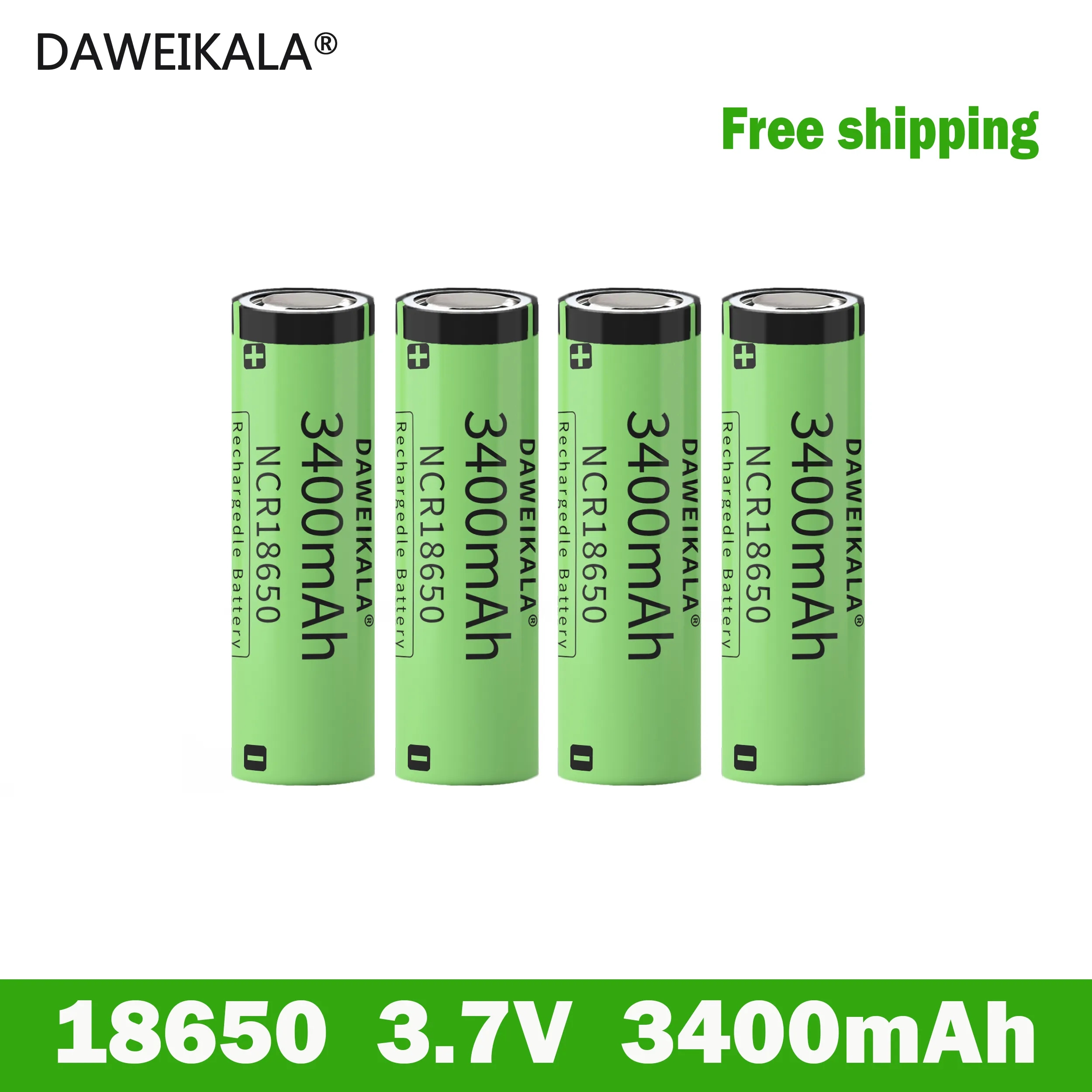 Premium 18650B 3400mAh 3.7V Ba - Vape Battery 18650 recensie en prijs