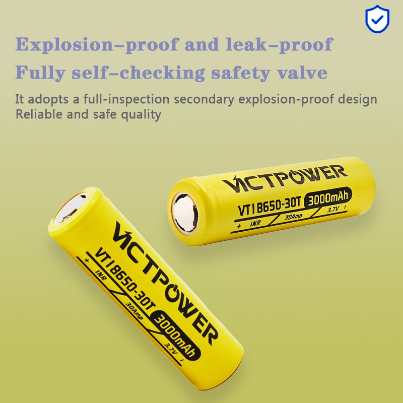 30A Continuous Drain Vicpower  - Vape Battery 18650 recensie en prijs