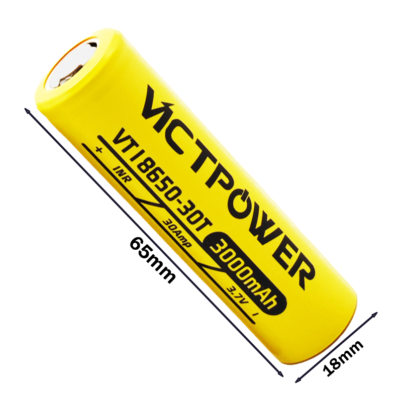 30A Continuous Drain Vicpower  - Vape Battery 18650 recensie en prijs