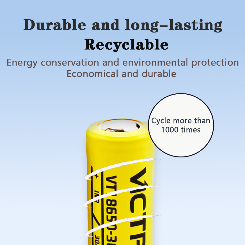 30A Continuous Drain Vicpower  - Vape Battery 18650 recensie en prijs