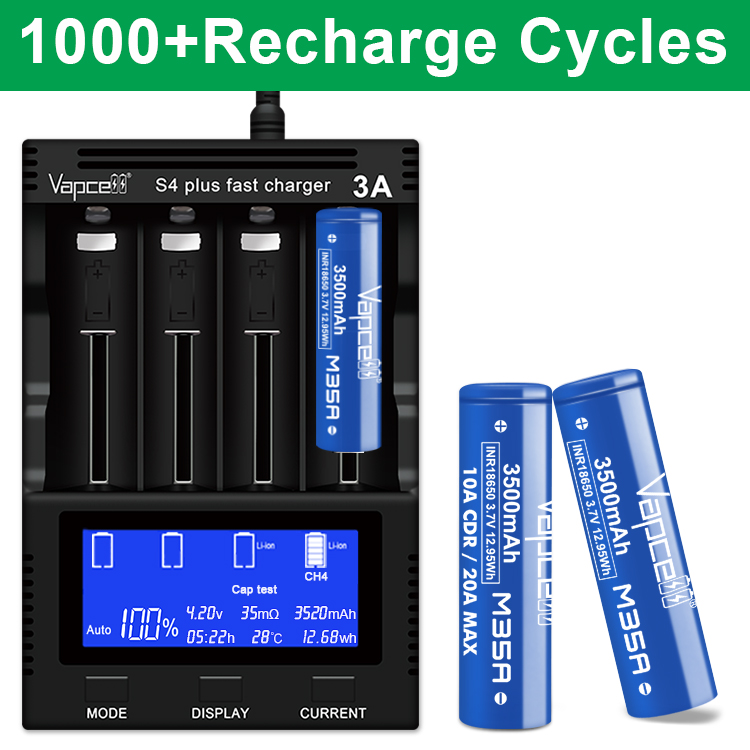 Original Vapcell M35A 18650 M3 - Vape Battery 18650 recensie en prijs