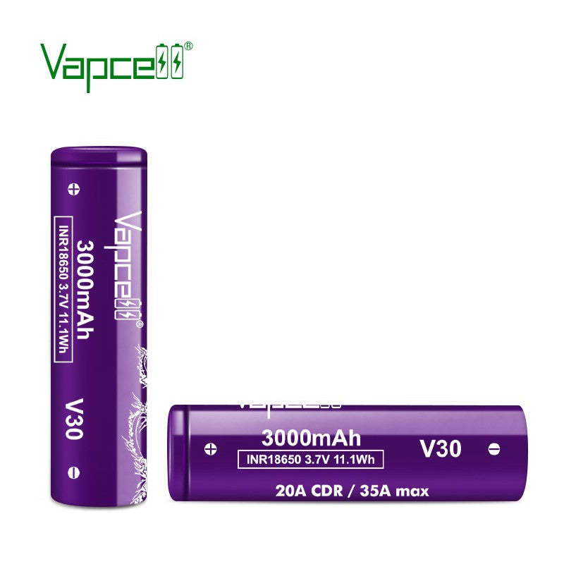 Vapcell V30 18650 3000mah 20A/ - Vape Battery 18650 recensie en prijs