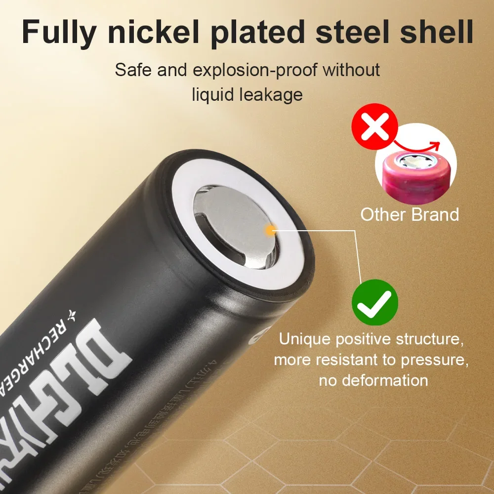 DLGPOWER 21700 3.7V 5000mAh Hi - Vaping Goods recensie en prijs