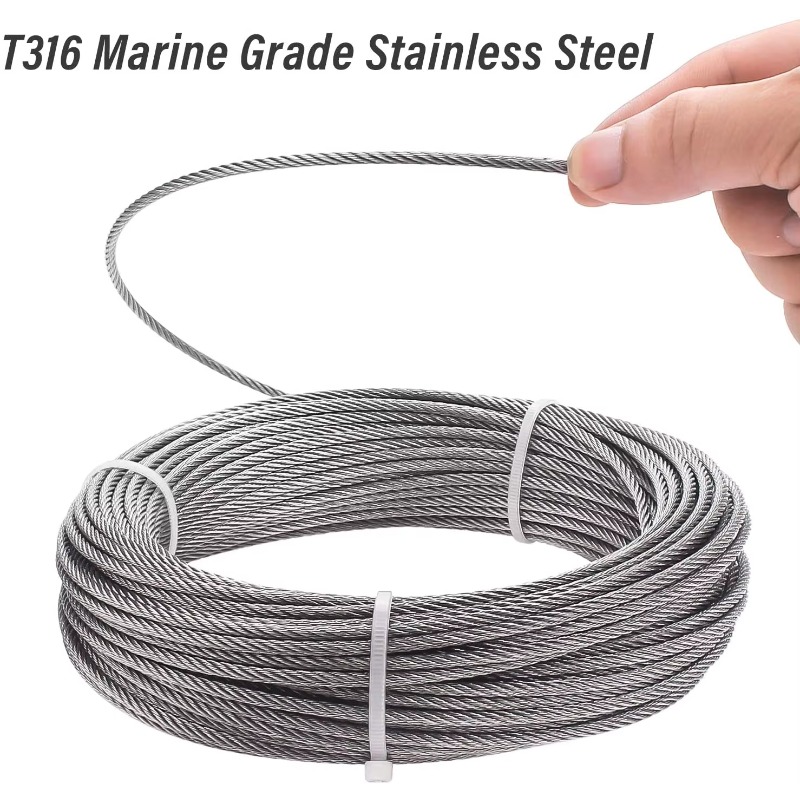 Wire Rope 7X19 Diameter 3.18mm - Stainless Wire Ss316 recensie en prijs