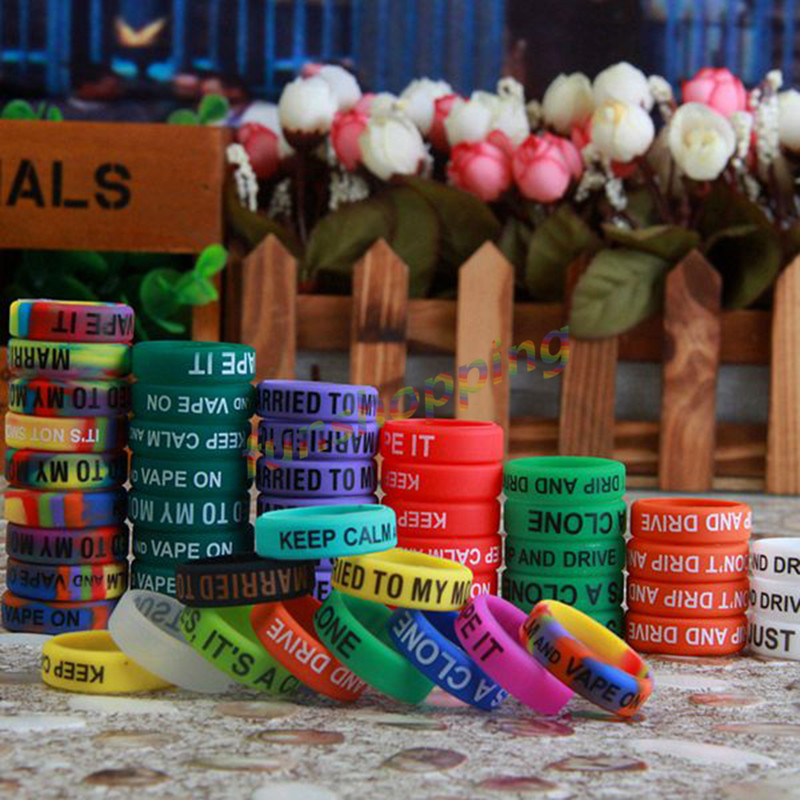10 pcs / Lot Multi-color Anti- - Vape Band Silicone recensie en prijs