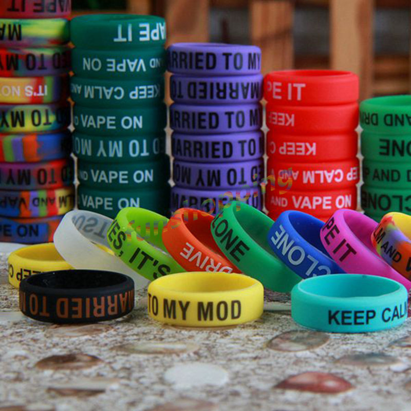 10 pcs / Lot Multi-color Anti- - Vape Band Silicone recensie en prijs