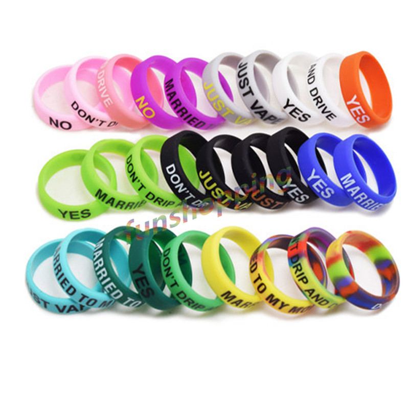 10 pcs / Lot Multi-color Anti- - Vape Band Silicone recensie en prijs