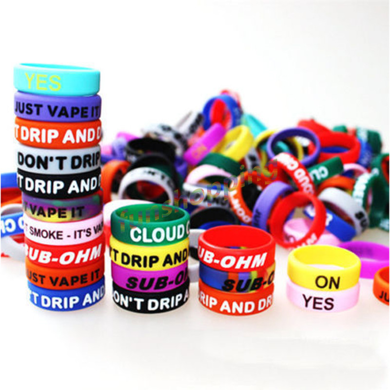 10 pcs / Lot Multi-color Anti- - Vape Band Silicone recensie en prijs