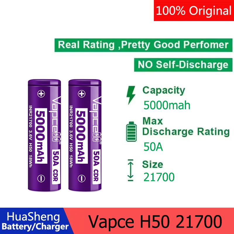 Newest Released Vapcell H50 IN - Vape Battery 18650 recensie en prijs