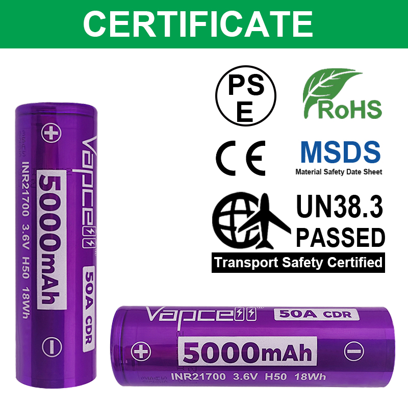 Newest Released Vapcell H50 IN - Vape Battery 18650 recensie en prijs