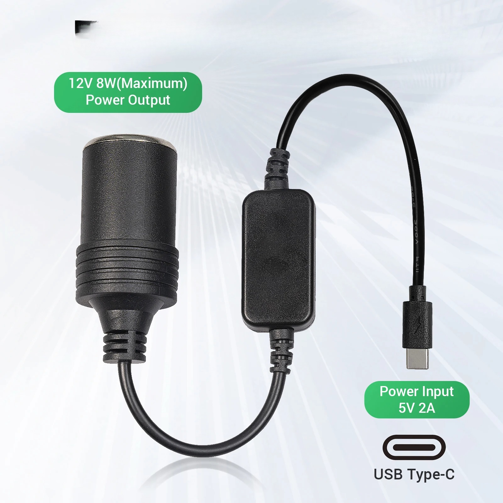 1pc 5V 2A USB To 12V Cigarette - Accessories Experts Vape recensie en prijs