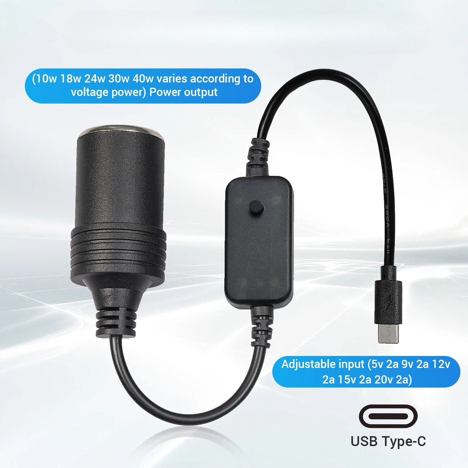 1pc 5V 2A USB To 12V Cigarette - Accessories Experts Vape recensie en prijs