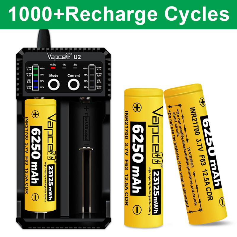 New Vapcell F63 21700 Battery  - Vape Battery 18650 recensie en prijs