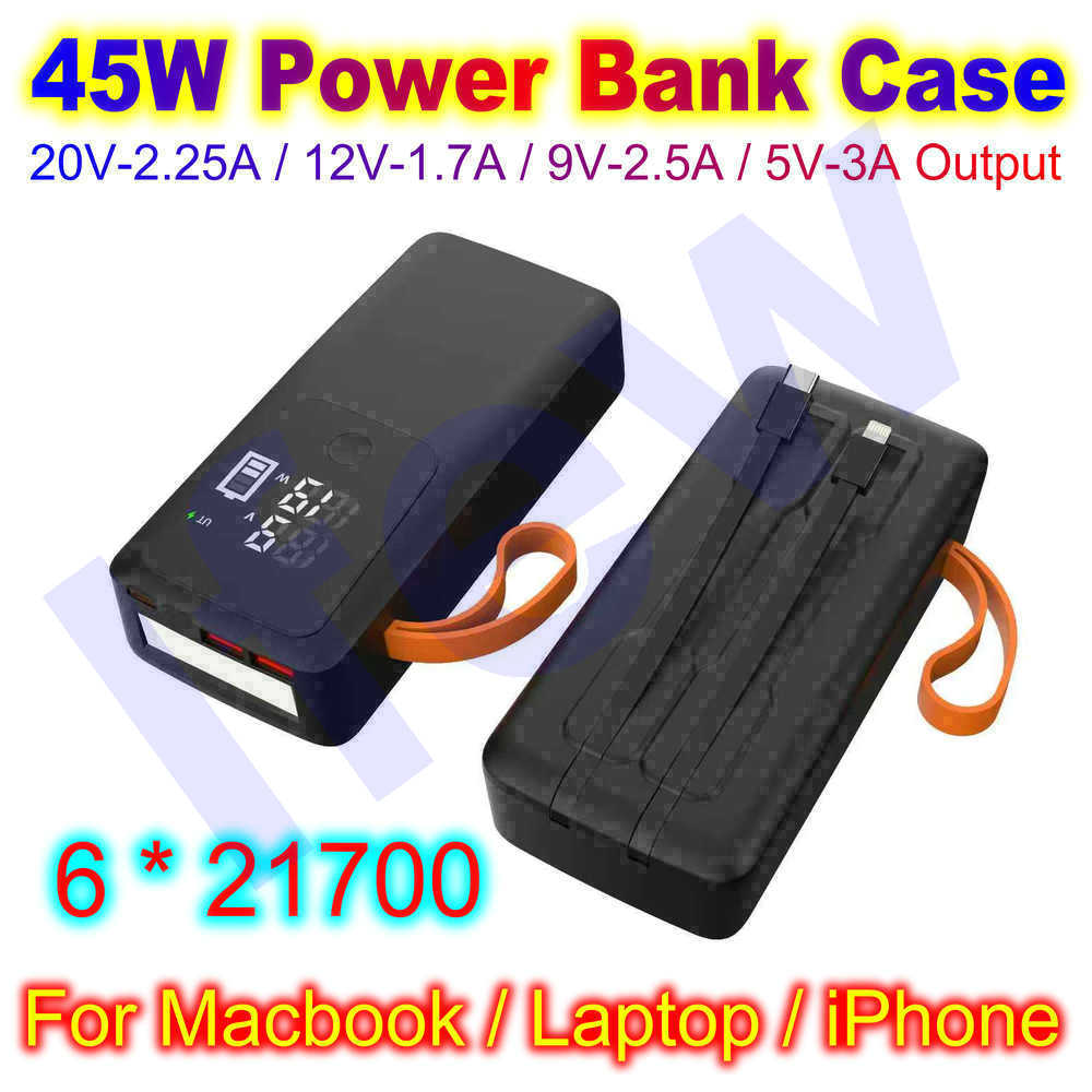45W Power Bank Case For Macboo - Battery Case Storage recensie en prijs